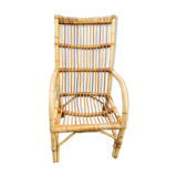 Vintage rattan armchair