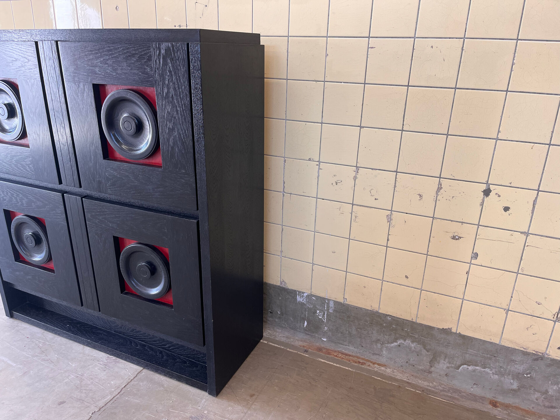 Vintage brutalist cabinet