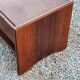 Pair of modernist art deco rosewood bedside tables from the 30s