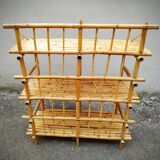 Vintage bamboo shelf