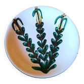 Robert Picault plate, floral decoration, 1960