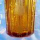 Art deco granite vase cleared with acid & enamelled