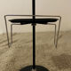 Vintage metal ashtray with magazine holder