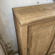 Large row of solid oak loom sliding doors