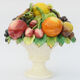 Corbeille de fruits en faïence