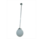 Vintage pendant lamp with a white opaline ball