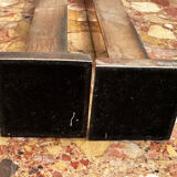 Pair of Silver-Plated Candle Holders H 29 cm - Modernist