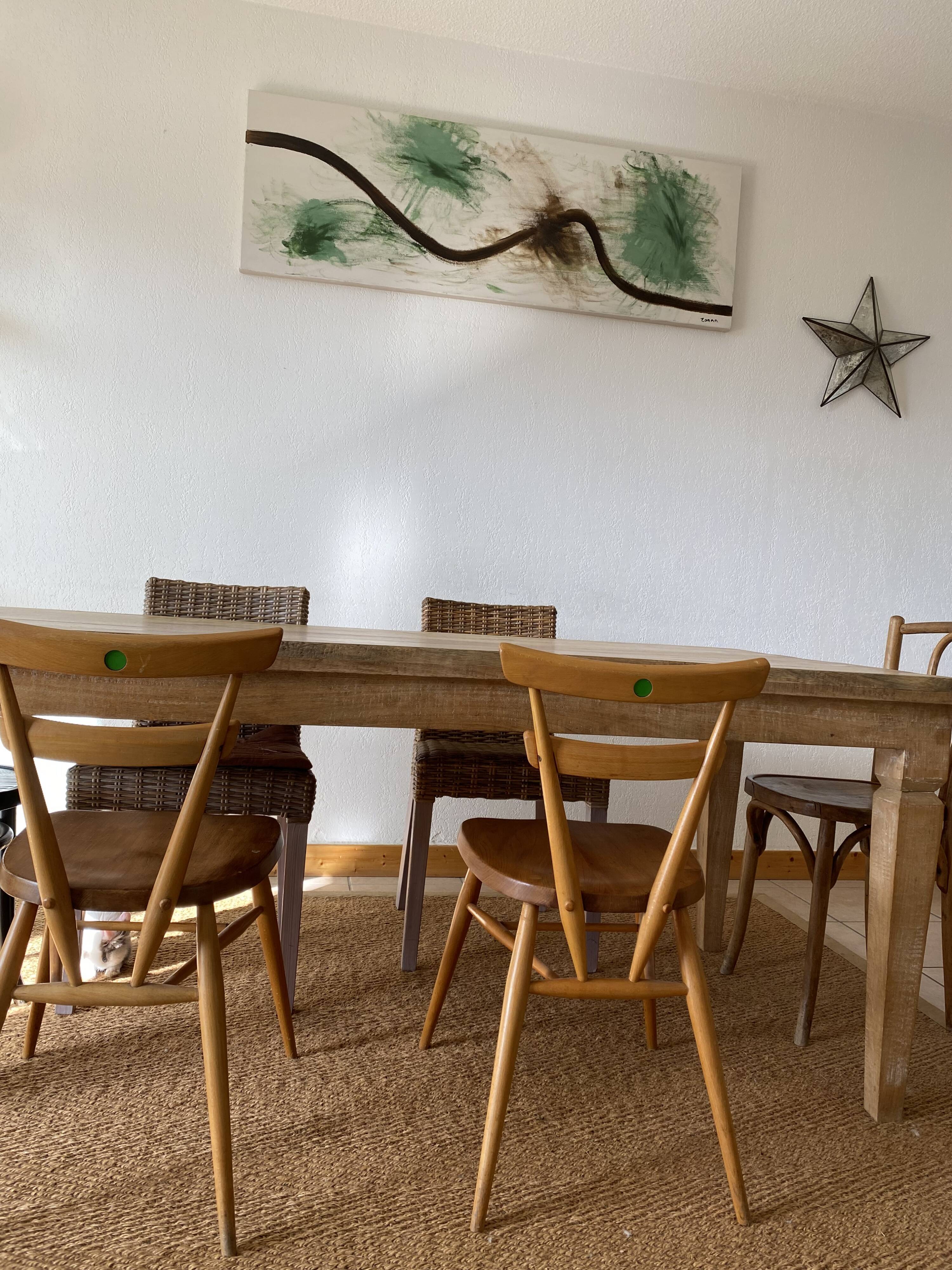 Pair of chairs "stacking chair" model from Ercol