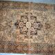 Handmade antique Persian Sarouk Farahan 3.4' x 5.3' (103cm x 161cm) 1880s - 1B733