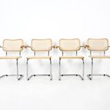 Set of 4 B32 Style Chairs by Marcel Breuer