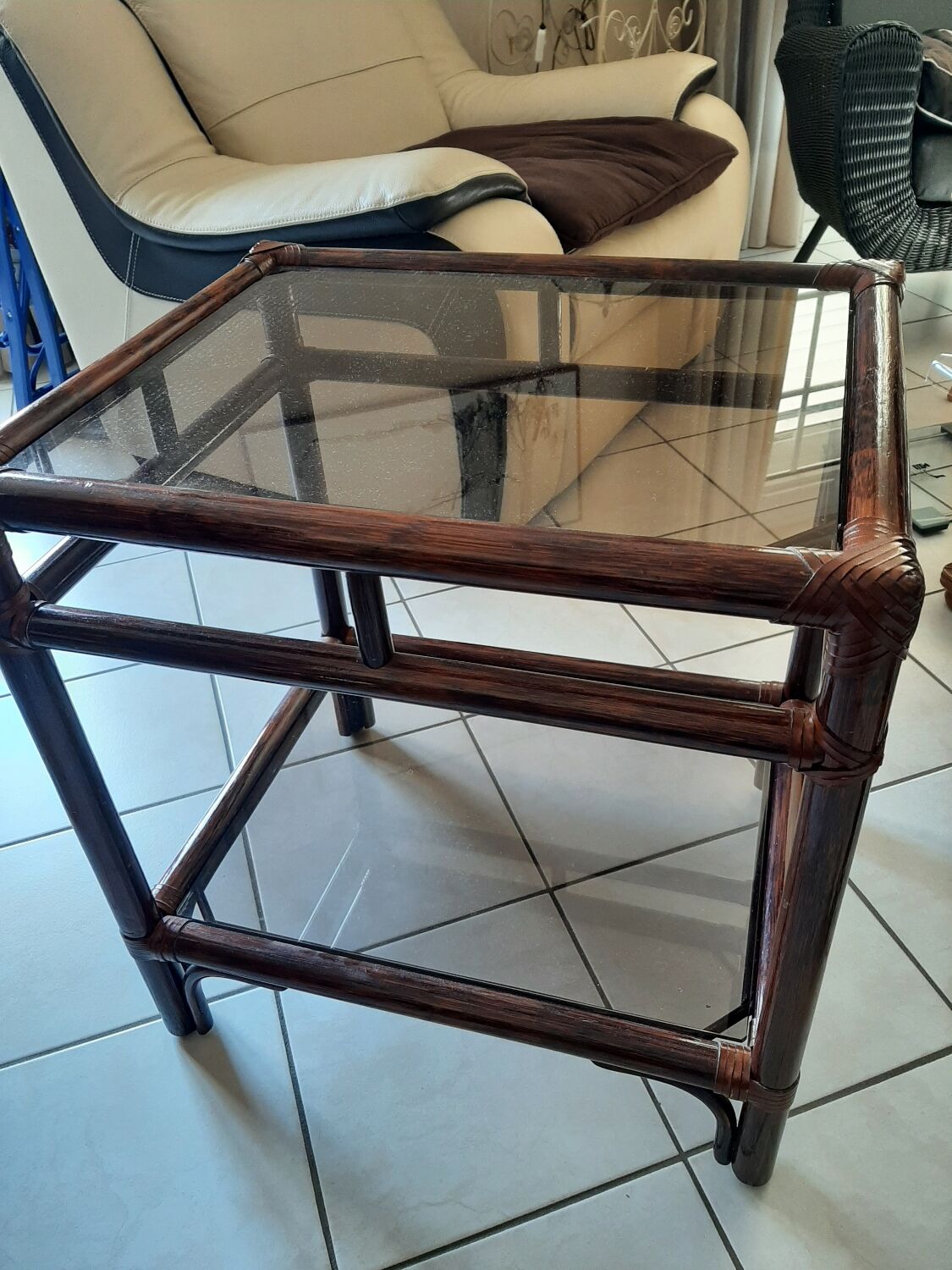 Bamboo coffee table