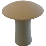 Milk glass mushroom lamp