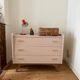 Vintage beige/rosé chest of drawers (farrow & ball)