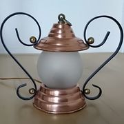 Lampe laiton et verre