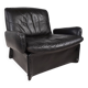 Carl Straub Leather Lounge Chair, 1970