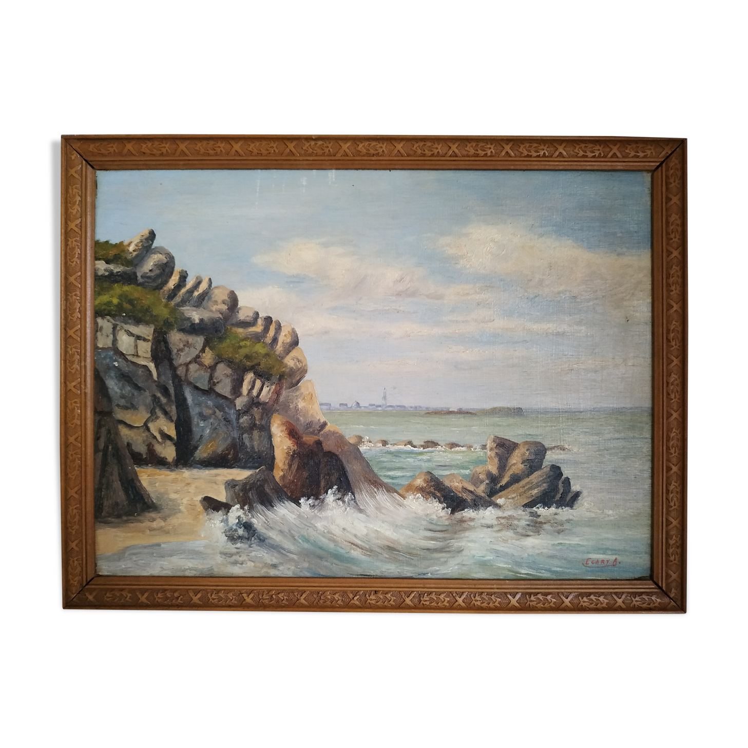 Paysage maritime par Écary hsp