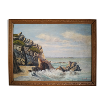 Paysage maritime par Écary hsp