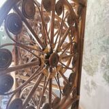 Rattan screen 4 leaves