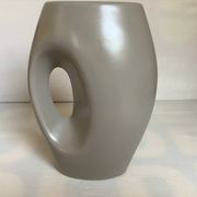 Grey ceramic vase design