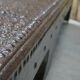 Industrial type coffee table