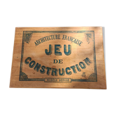 Jeu de construction architecture en bois 1930-1940