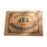 Jeu de construction architecture en bois 1930-1940