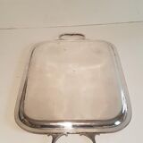 Louis XVI style silver metal tray