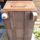 old walnut chest