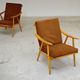 Pair of Boomerang Ton armchairs (Thonet) by Antonin Suman 1960