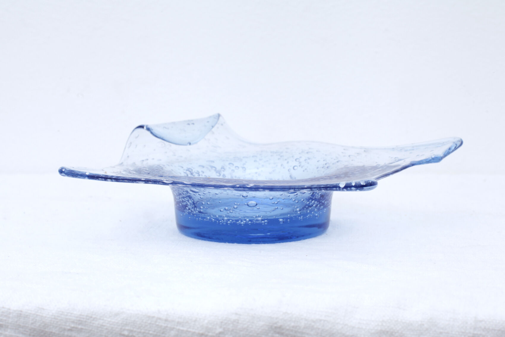 Murano glass handkerchief ashtray