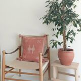 Rustic Spanish Milking Stool, Handcrafted Wood, Original Patina, 1940s