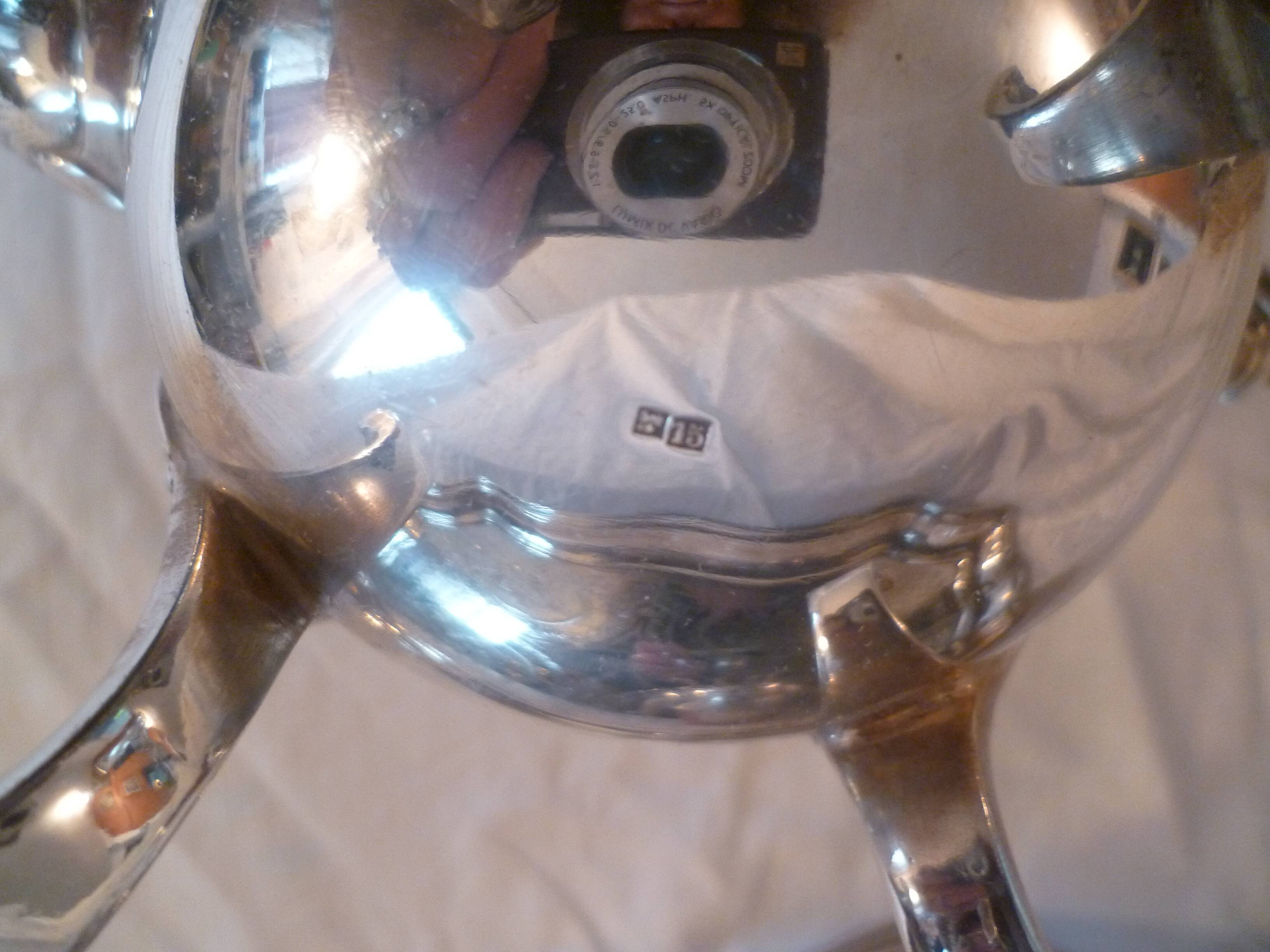 Service a cafe/the 5 pieces met.argente quadripode styl louis xv