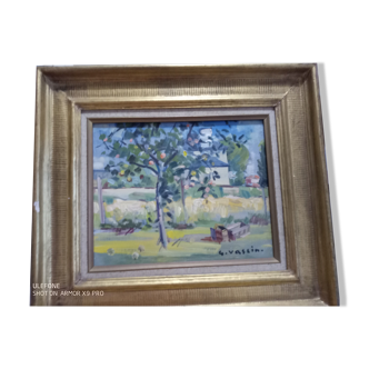 Oil painting by georges vaslin and dirk vano