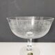Bohemian crystal stemmed bowl