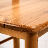 Pine dining set by Rainer Daumiller, Set of 7