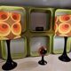 Pair of Paloma Habitat Vintage 80s Lamps