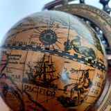 Vintage desktop world map