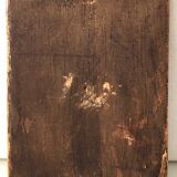 Italian icon in gilded wood