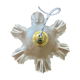 Suspension lamp opaline flower