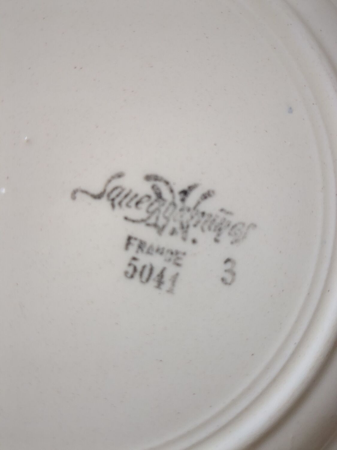 Dessert plate Sarreguemines