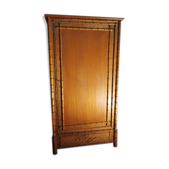 Armoire "bambou" en erable et cerisier xxeme