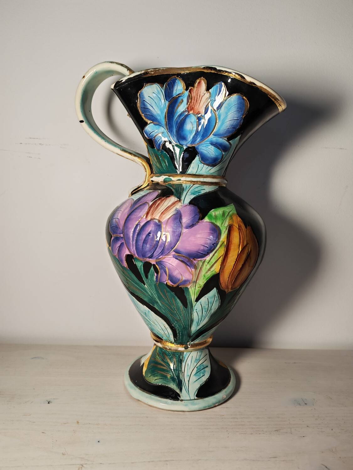 Ceramic carafe Vallauris 1960