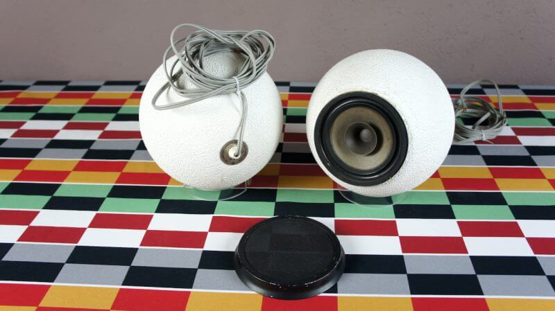 Pair of speakers design vintage 1970