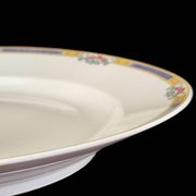 Large round serving dish, semi-deep, Bernardaud Limoges – Art Deco – A718