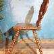 Chaise escabelle fin XIXème