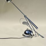Chrome rocker desk lamp Aluminor 80s