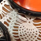 Orange and black aluminor desk lamp