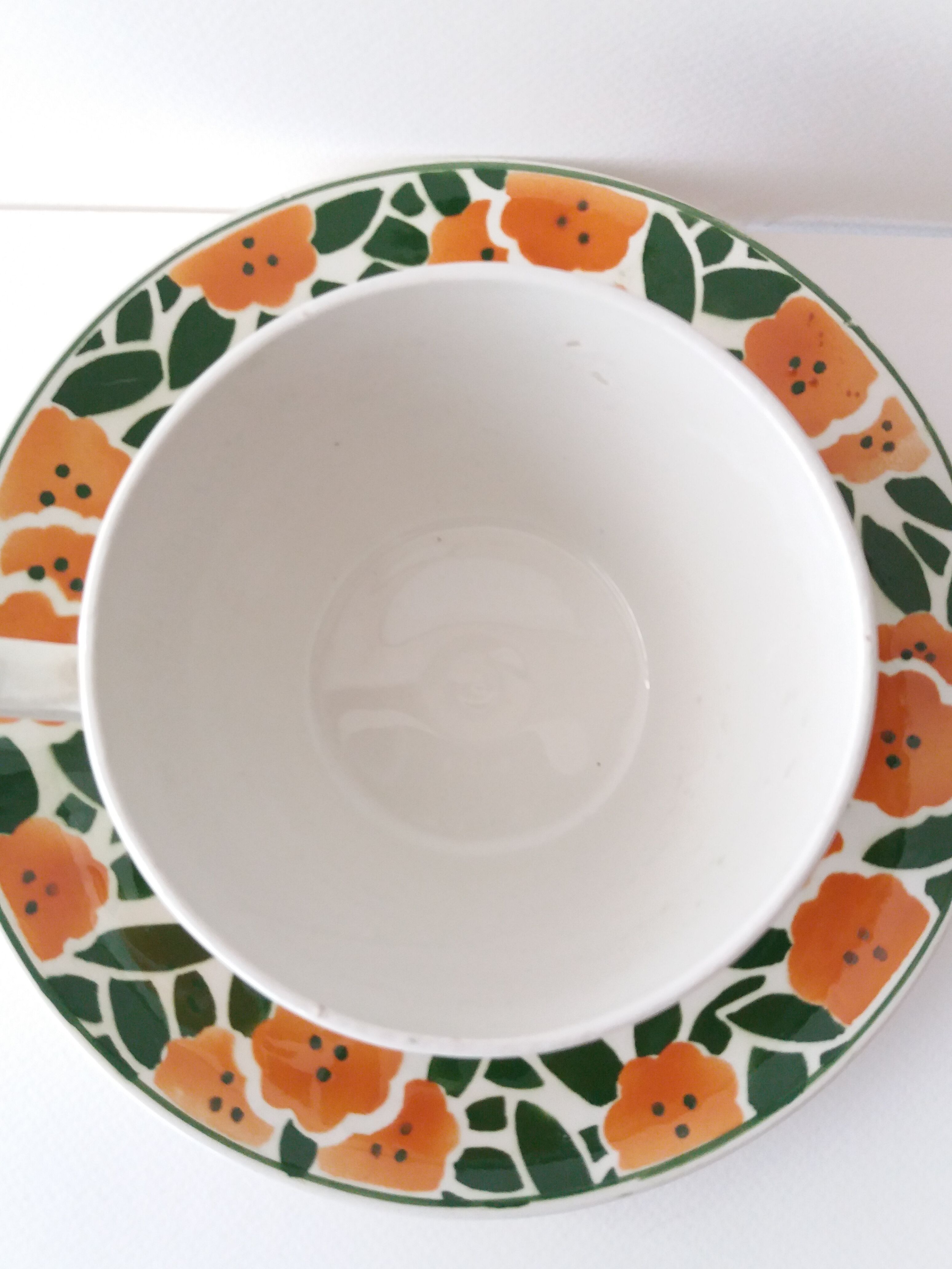 Breakfast cup and saucer