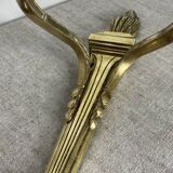 Pair of wall candle holders in bronze