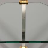 Peter Ghyczy 1970 corner cabinet – iconic stainless steel & aluminum model R16